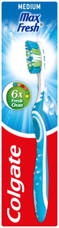 Colgate Tannbørste Max Fresh Medium