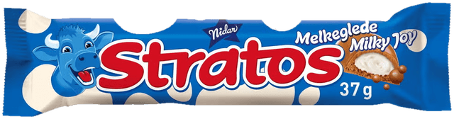 Stratos Melkeglede Sjokoladebar 35g