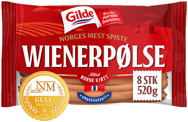 Wienerpølse 520g Gilde